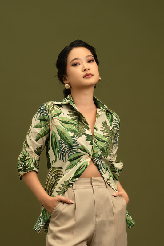 Alexa Girl Boss Shirt in Palms