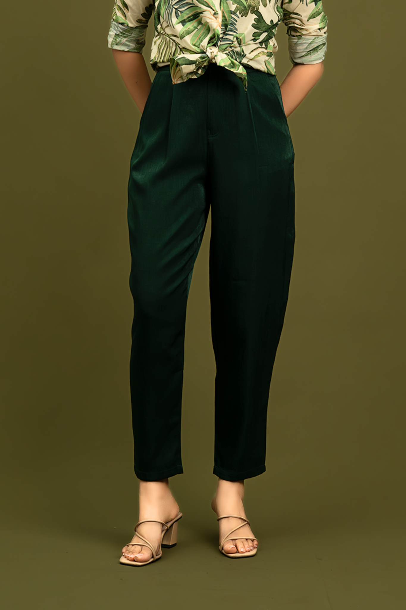 Sinclair Chinos in Emerald