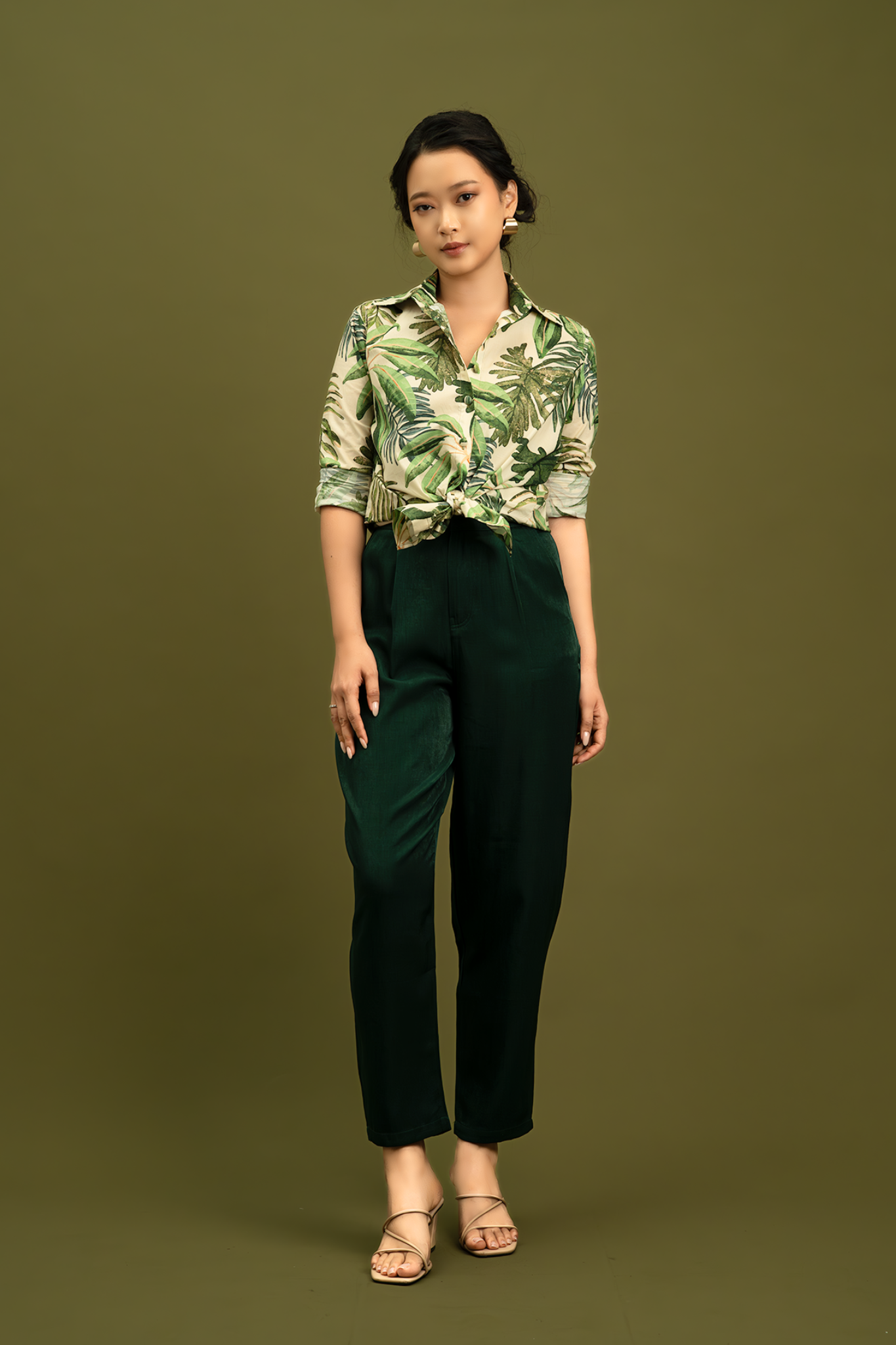 Sinclair Chinos in Emerald