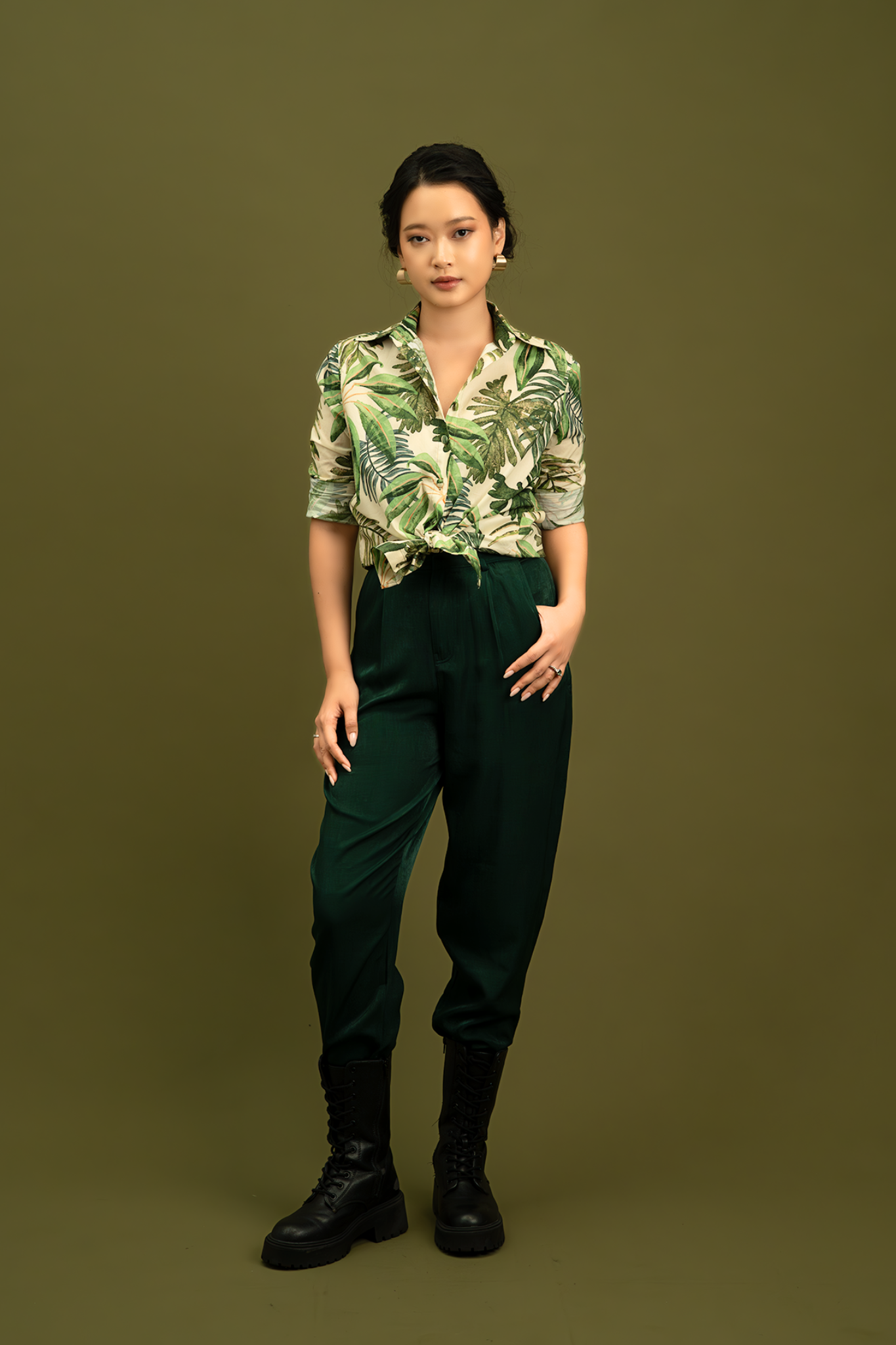 Sinclair Chinos in Emerald