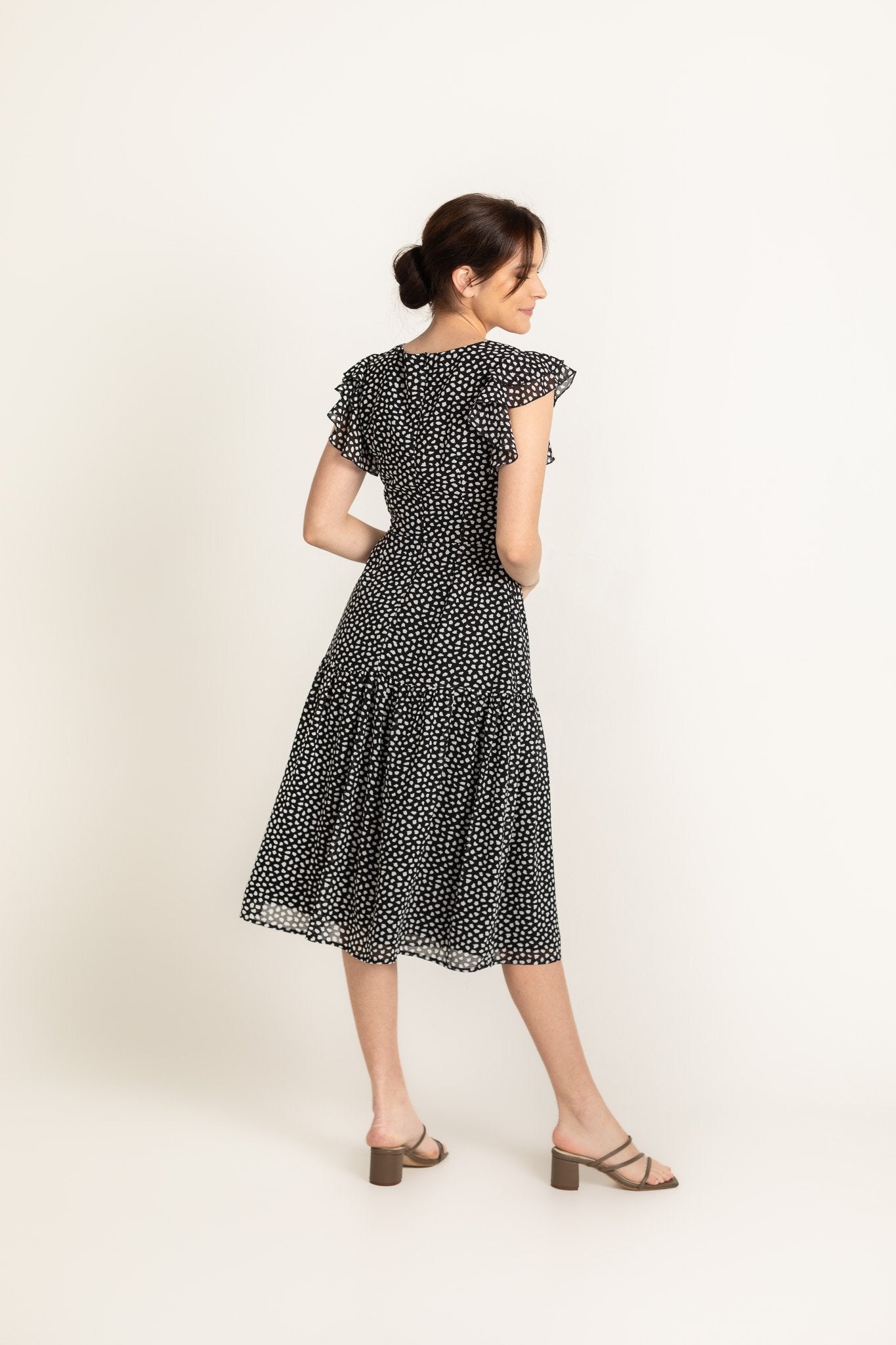 Amoi Hallmark Lidiya Dress in Snow Sprinkles