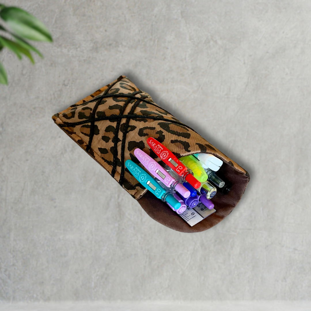Glasses Pouch in Leopard