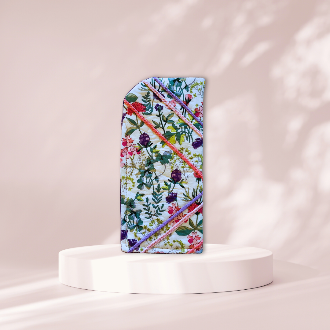 Glasses Pouch in Pastel Botanicals