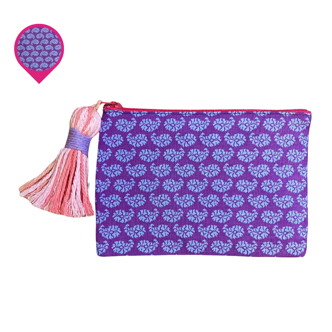 Amoi Hallmark Necessity Pouch in Paisley