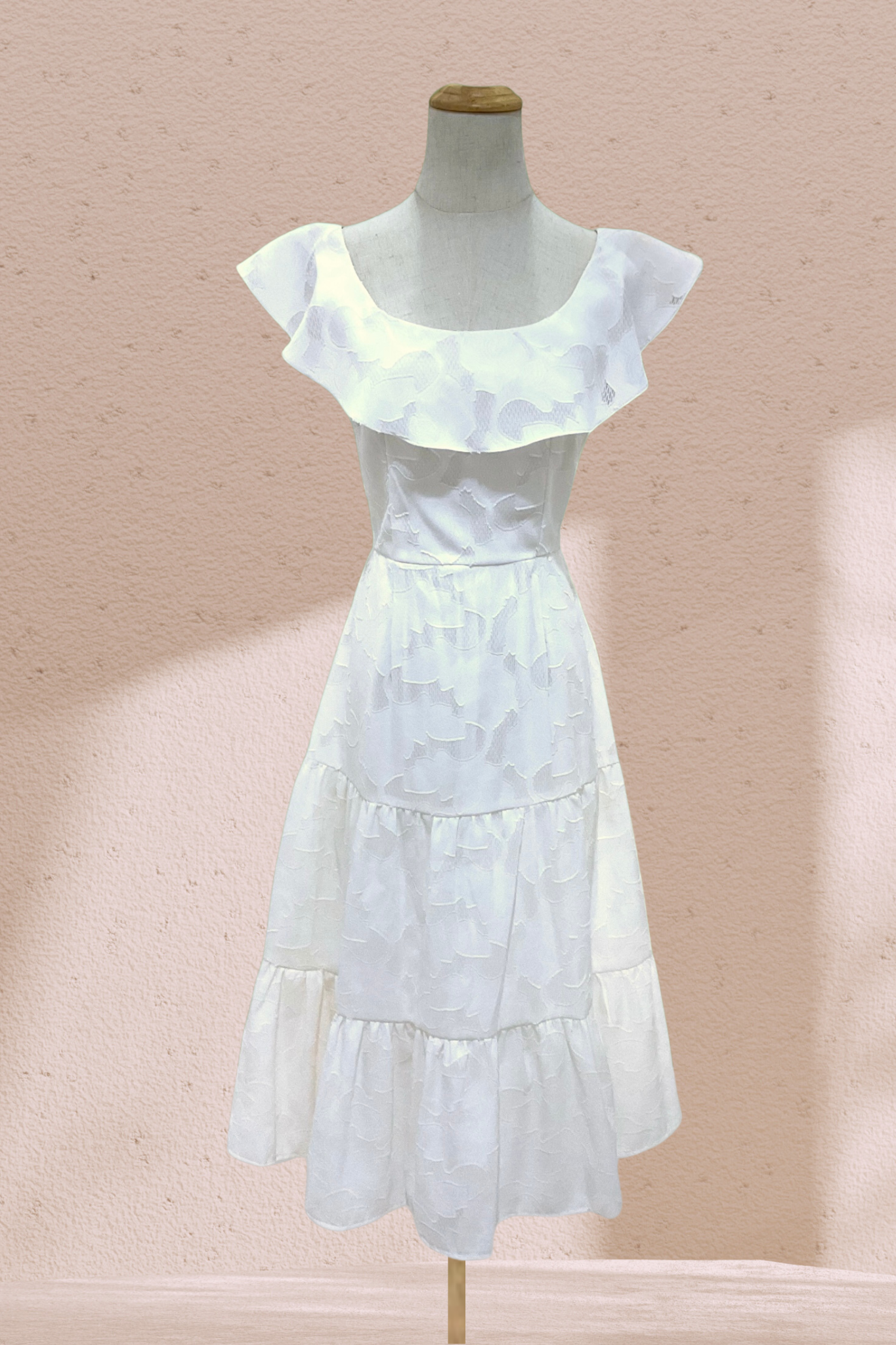 Brooklyn Swing Dress in Ivory