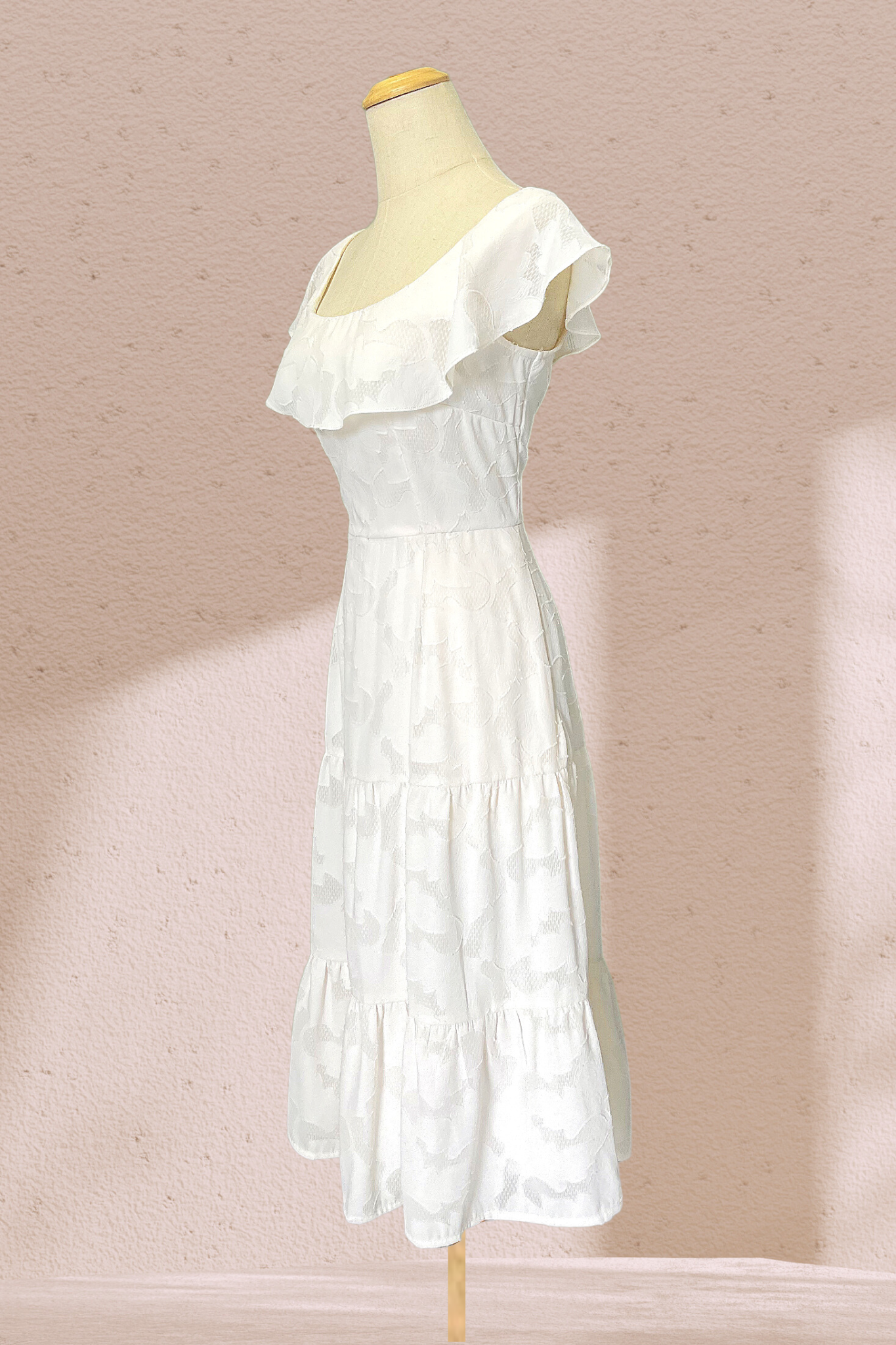 Brooklyn Swing Dress in Ivory