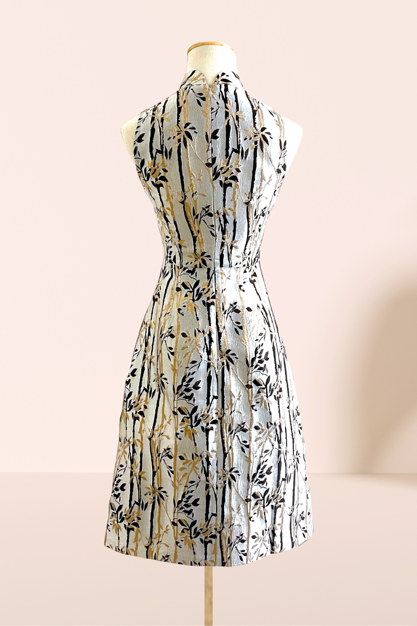 Chun Cheongsam in Golden Bamboo