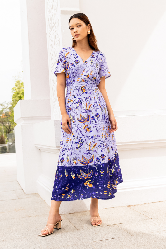 Erika Maxi Dress in Periwinkle