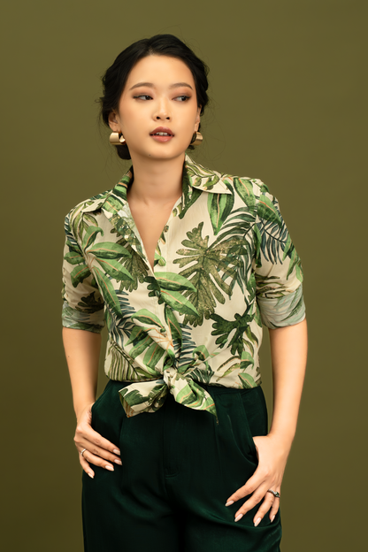 Alexa Girl Boss Shirt in Palms