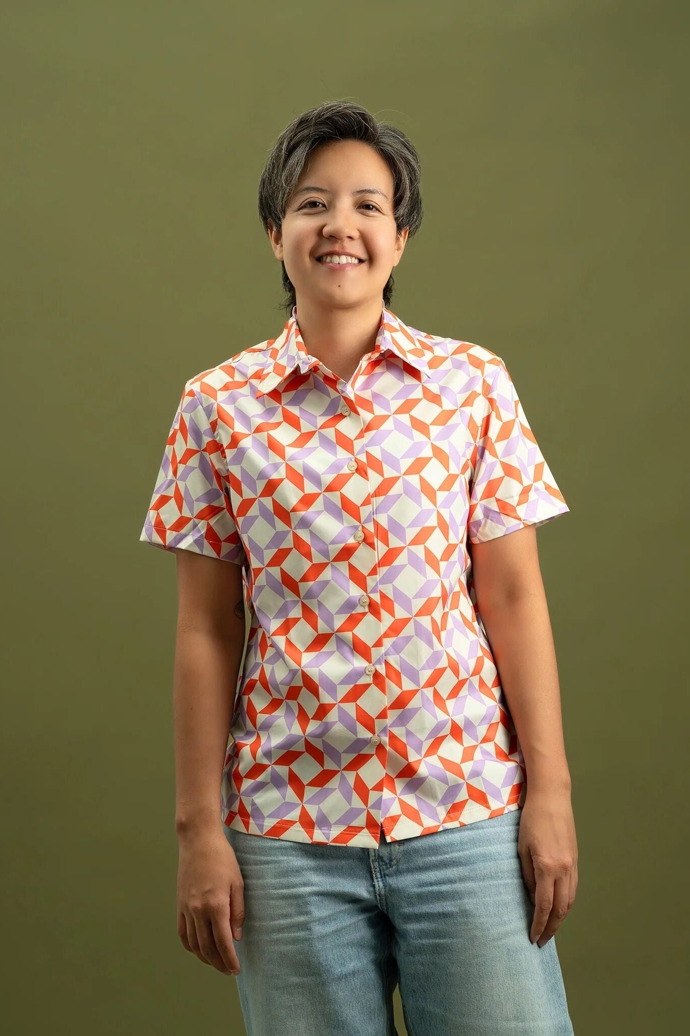 Bowie Shirt in Prism