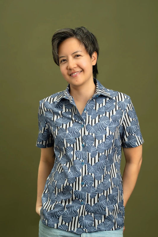 Bowie Shirt in Coastal Graph