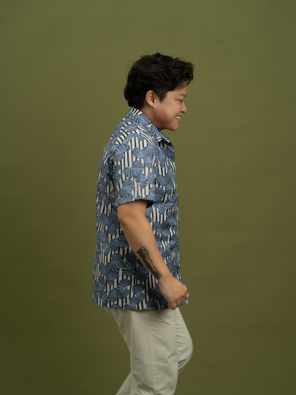 Bowie Shirt in Coastal Graph