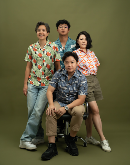 Bowie Shirt in Coastal Graph