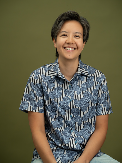 Bowie Shirt in Coastal Graph