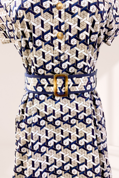 Rae Utility Dress in Tessallation