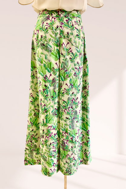 Zoe Palazzo Pants in Verde