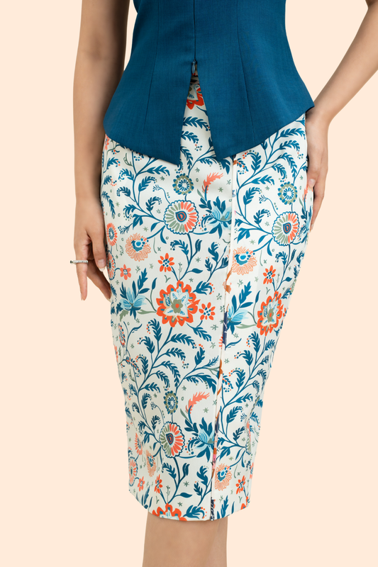 Freya Midi Skirt in Dawn